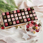 The Swiss Colony Merry Christmas Petits Fours Gourmet Mini Layer Cakes, Red Velvet, Strawberry, Double Chocolate, And Vanilla Tr