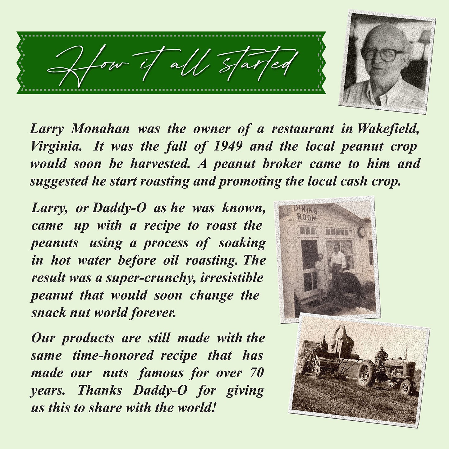 The 1949 Nut Co. Dill Pickle Virginia Style Peanuts | Oil Roasted Peanuts | Fried Peanuts with a Unique Crispy Crunch | Extra-La