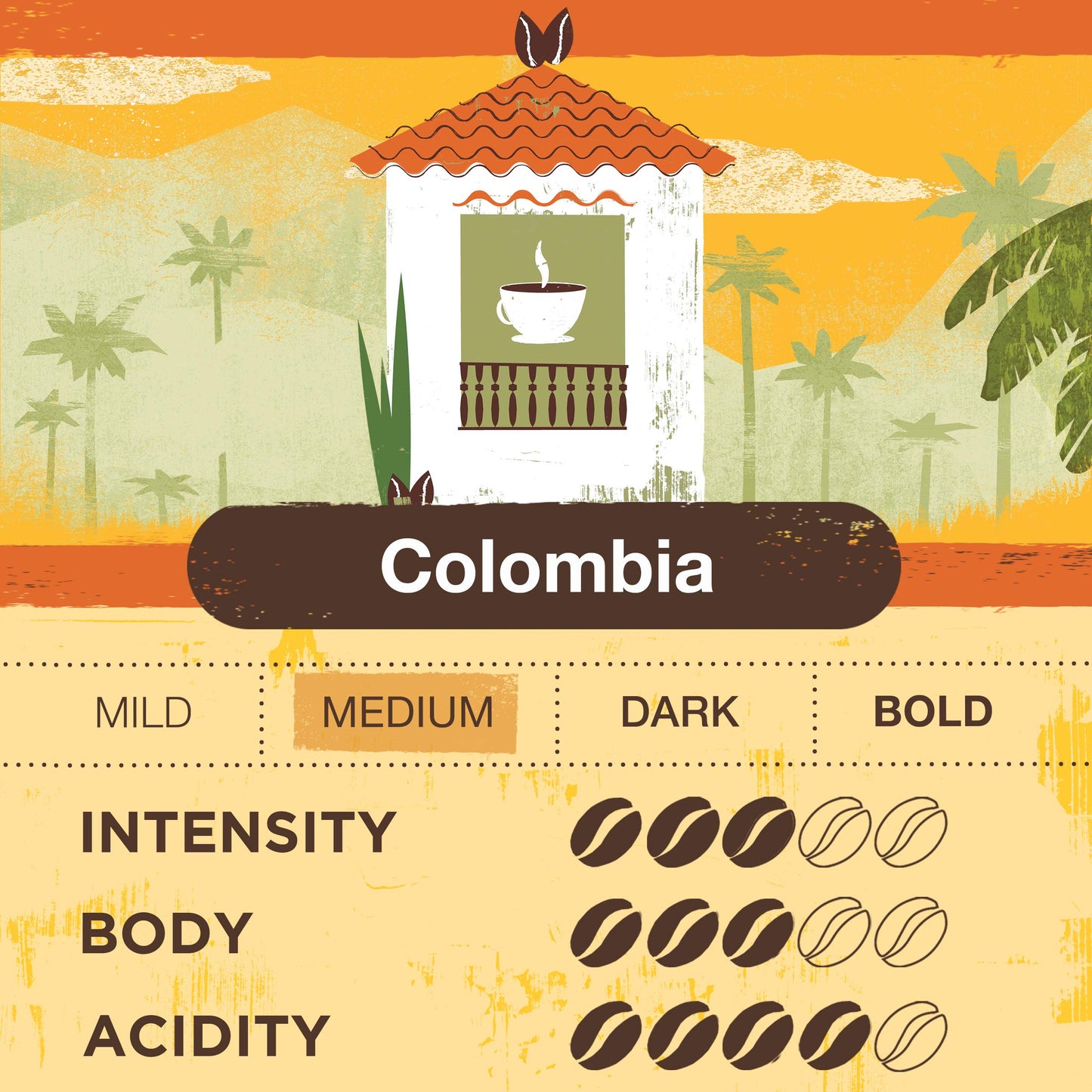 Gevalia Colombia Medium Roast K-Cup® Coffee Pods, 100 Ct Box