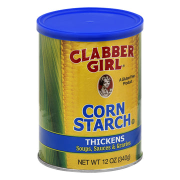 Clabber Girl Gluten-Free Corn Starch, 12 Ounce (Pack Of 12)