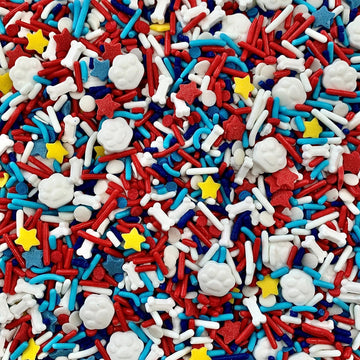 Cool Mom Sprinkles Chase And Marshal Sprinkles (4 Oz.) - Paw Patrol Birthday Themed Sprinkles For Decorating Cakes, Cupcakes, Co