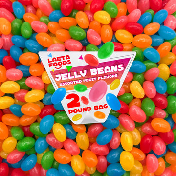 Jelly Beans Candy | 2 Pound Bag | Assorted Fruit Flavors | Classic Delight