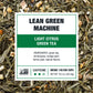 Tiesta Tea - Lean Green Machine | Light Citrus Green Tea | Premuim Loose Leaf Tea Blend | Medium Caffeinated Green Tea | Make Ho