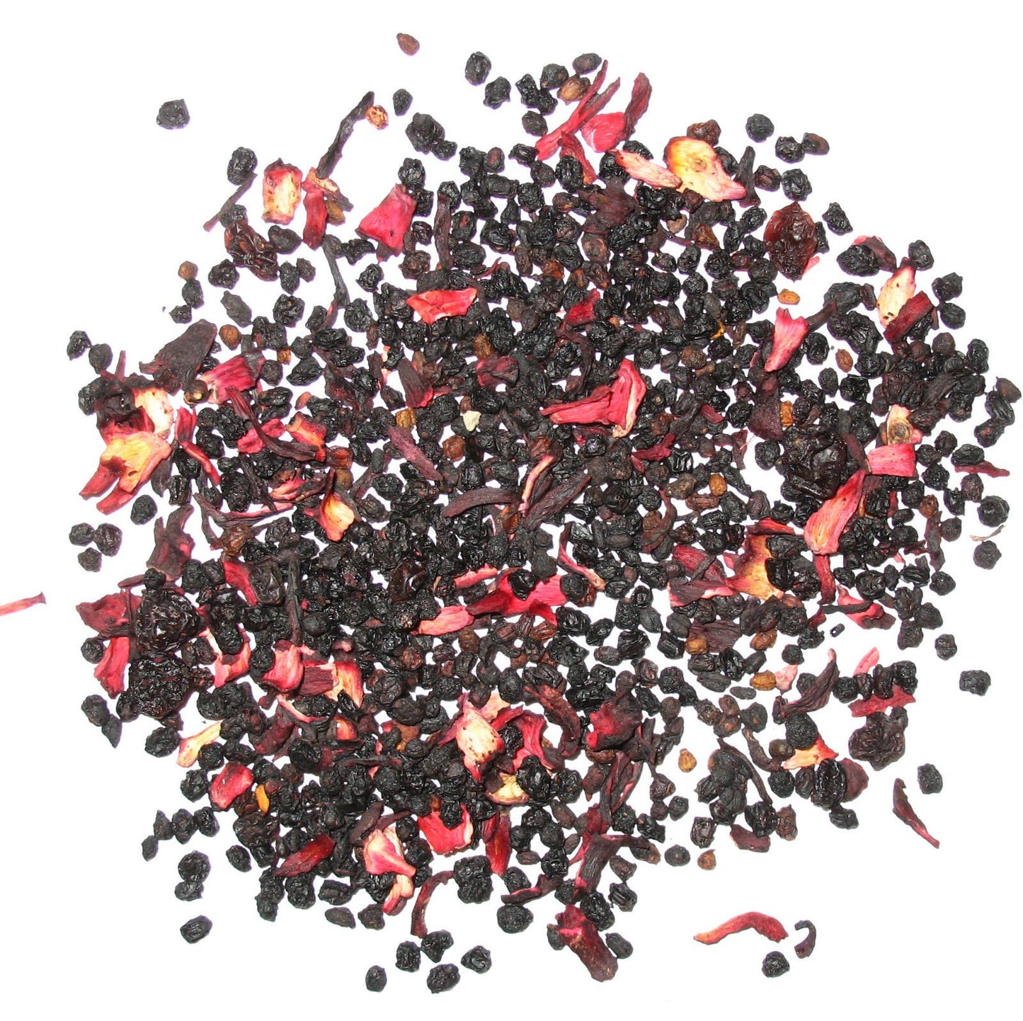 Green Hill Tea Elderberry Herbal Tea - Caffeine-Free Fruit Blend - 8 OZ Resealable Foil Bag