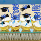 24 Pcs 2025 Graduation Theme Cupcake Toppers Glitter Class Of 2025 Diploma Congrats 2025 Graduation Cap Cupcake Picks For 2025 G