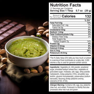 Eastanbul Dubai Chocolate Bar Mixture, 8Oz, Dubai Chocolate Bar Pistachio Filling, Crispy Enhanced Kataifi And Pistachio Cream, Single Ingredient To Make Viral Candy, No Palm Oil