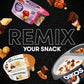 Oikos REMIX Smores Vanilla Nonfat Greek Yogurt with Graham Cookies, Dark Chocolate and Toasted Marshmallow Bark Mix-Ins, Delicio