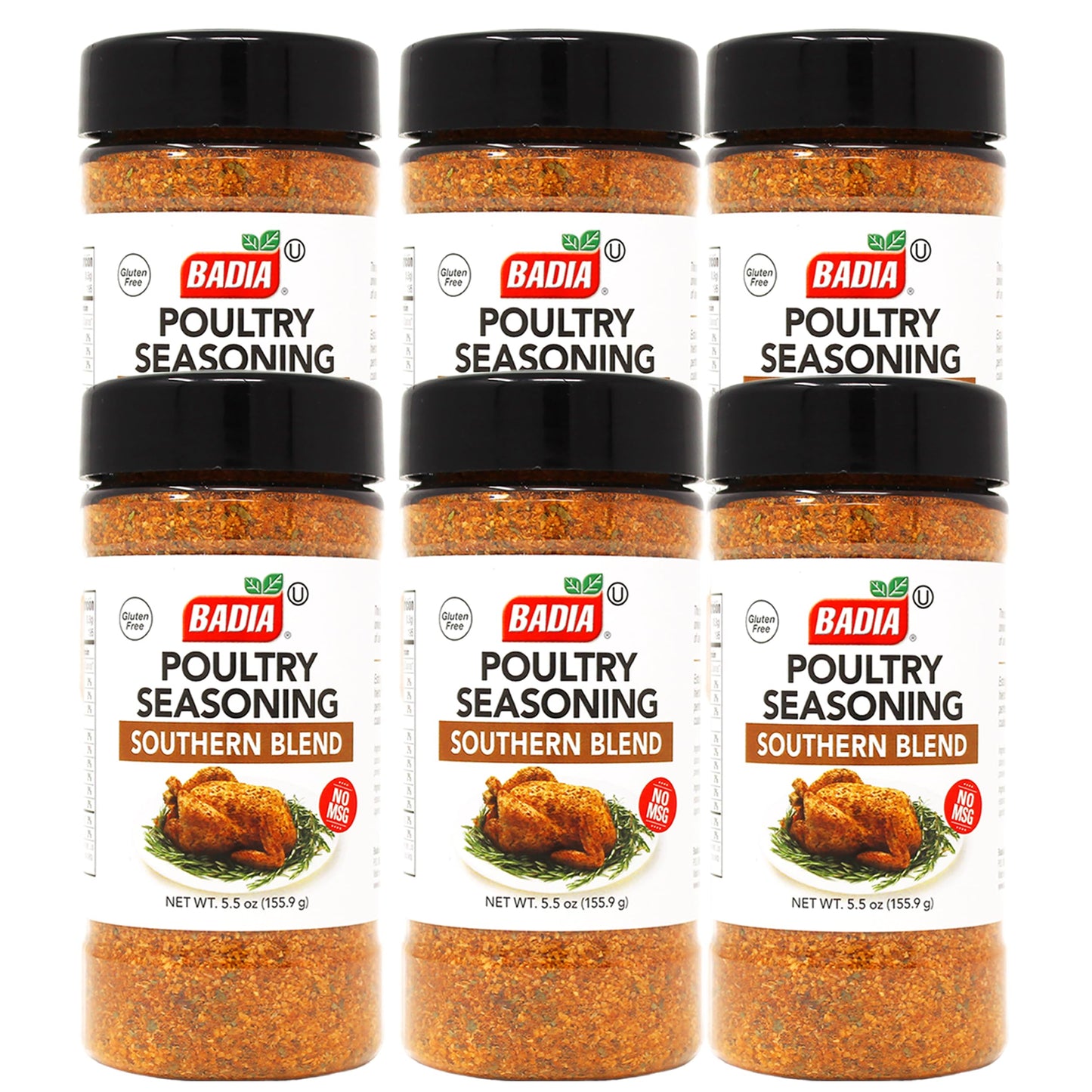 Badia Poultry Seasoning Southern Blend, 5.5 Ounce (Pack Of 6)