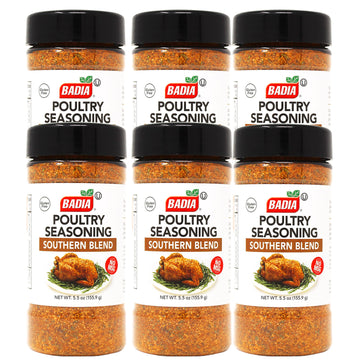 Badia Poultry Seasoning Southern Blend, 5.5 Ounce (Pack Of 6)
