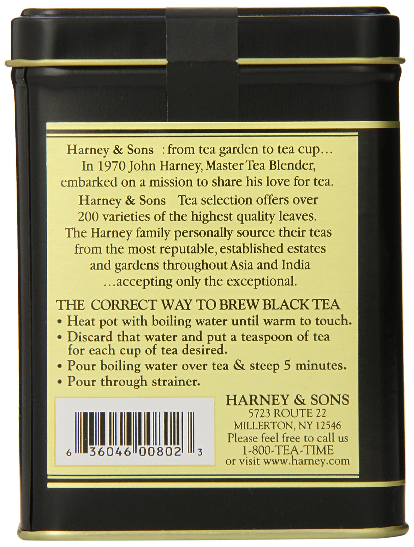 Harney & Sons Earl Grey, 8 Oz Loose Leaf Tea