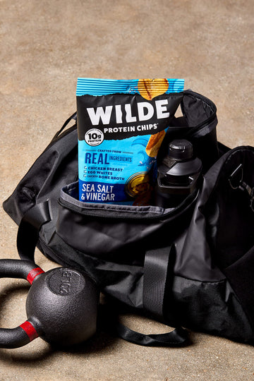 Wilde Sea Salt And Vinegar Protein Chips, Thin And Crispy, High Protein, Keto Friendly, Made With Real Ingredients, 2.25Oz Bags
