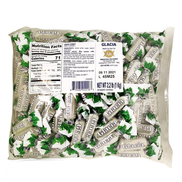 FIDA Wrapped Glacia Mint Hard Candy - 2.2 lbs Package - Sweet Treats for All Ages