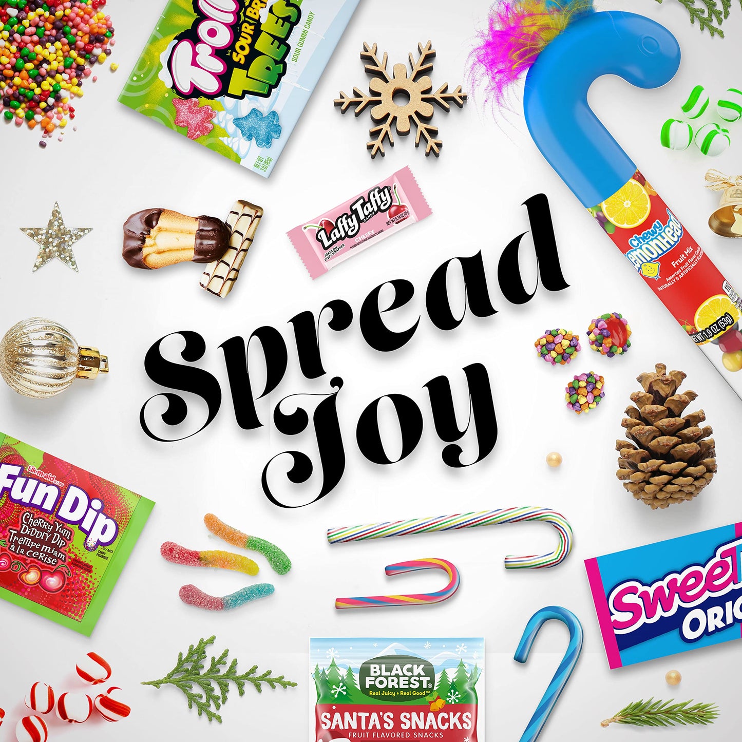 Brach'S Bob'S Mini Peppermint Candy Canes, 35Ct - Individually Wrapped Holiday Classic, Perfect For Baking, Decorating, And Shar