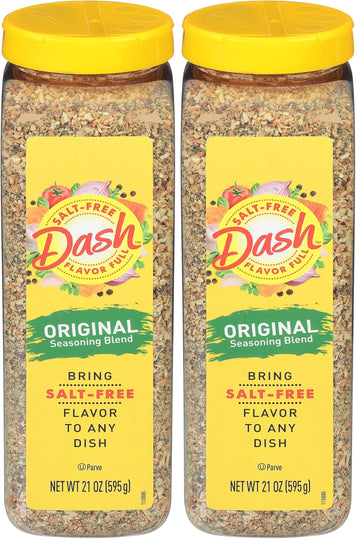 Dash Salt-Free Seasoning Blend, Original, 21 Ounce (Pack of 2)