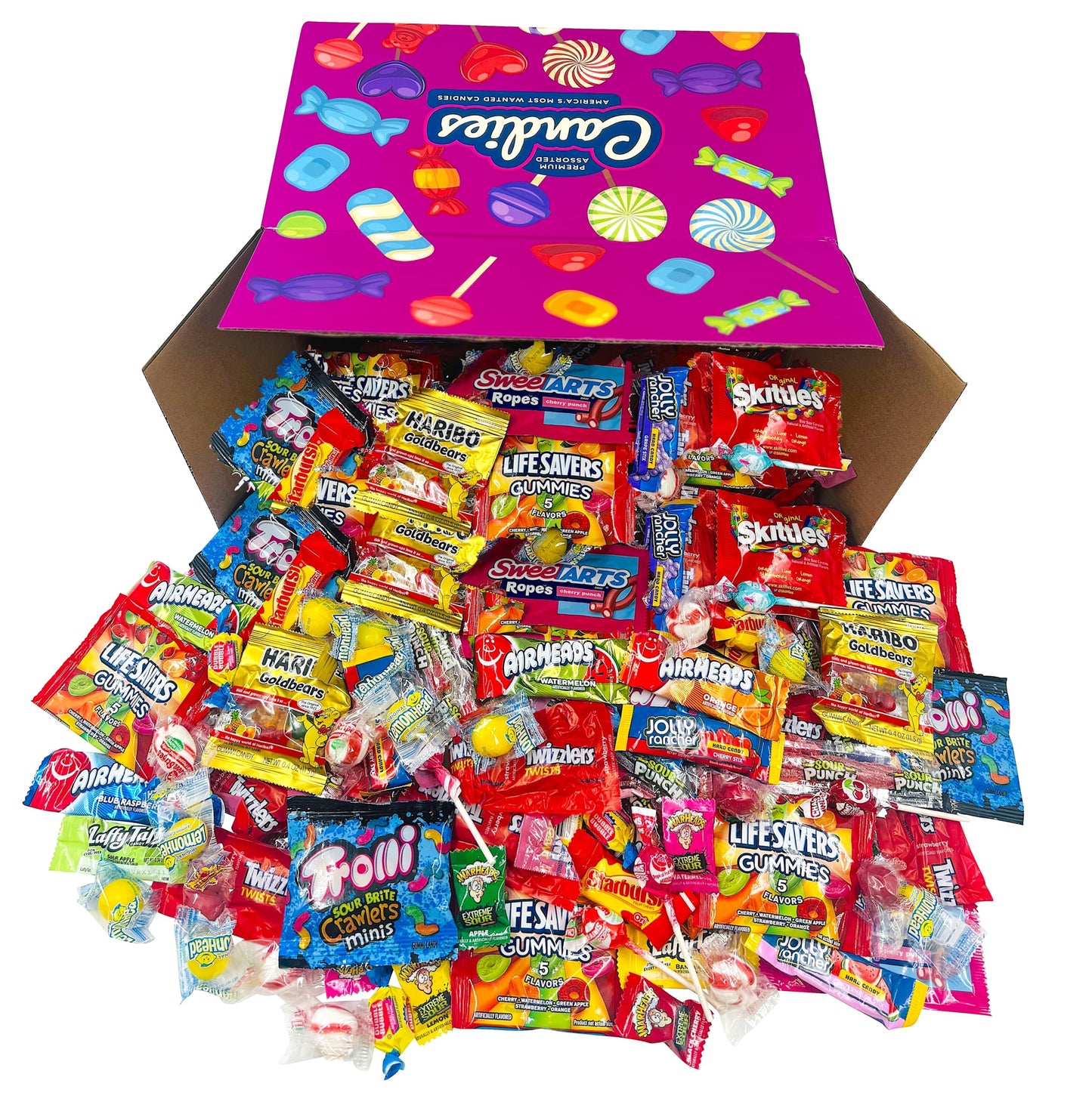La Signature Huge Assorted Candy Party Mix Box 6.50 Lbs/104 Oz Over 255 Individually Wrapped Candies Of All Time America'S Most