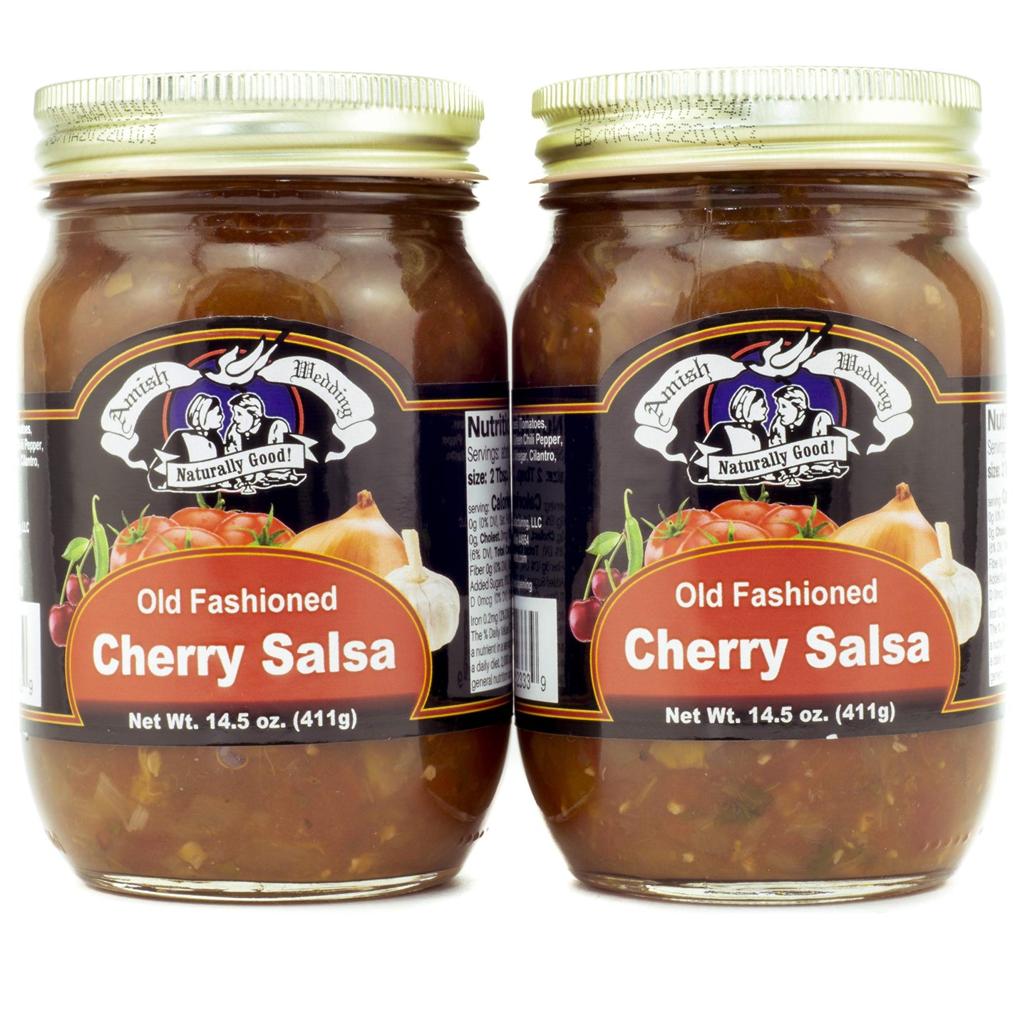 Amish Wedding Cherry Salsa 14.5 Ounces (Pack Of 2)