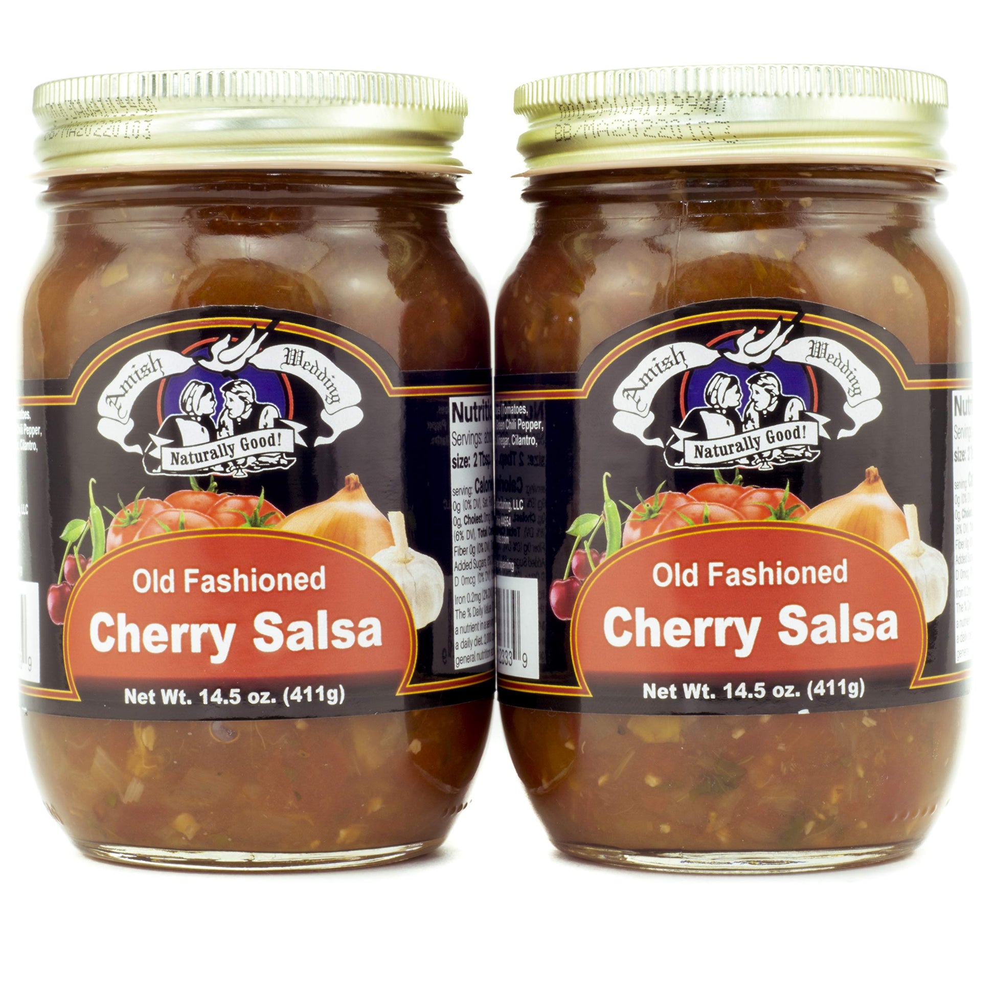 Amish Wedding Cherry Salsa 14.5 Ounces (Pack Of 2)