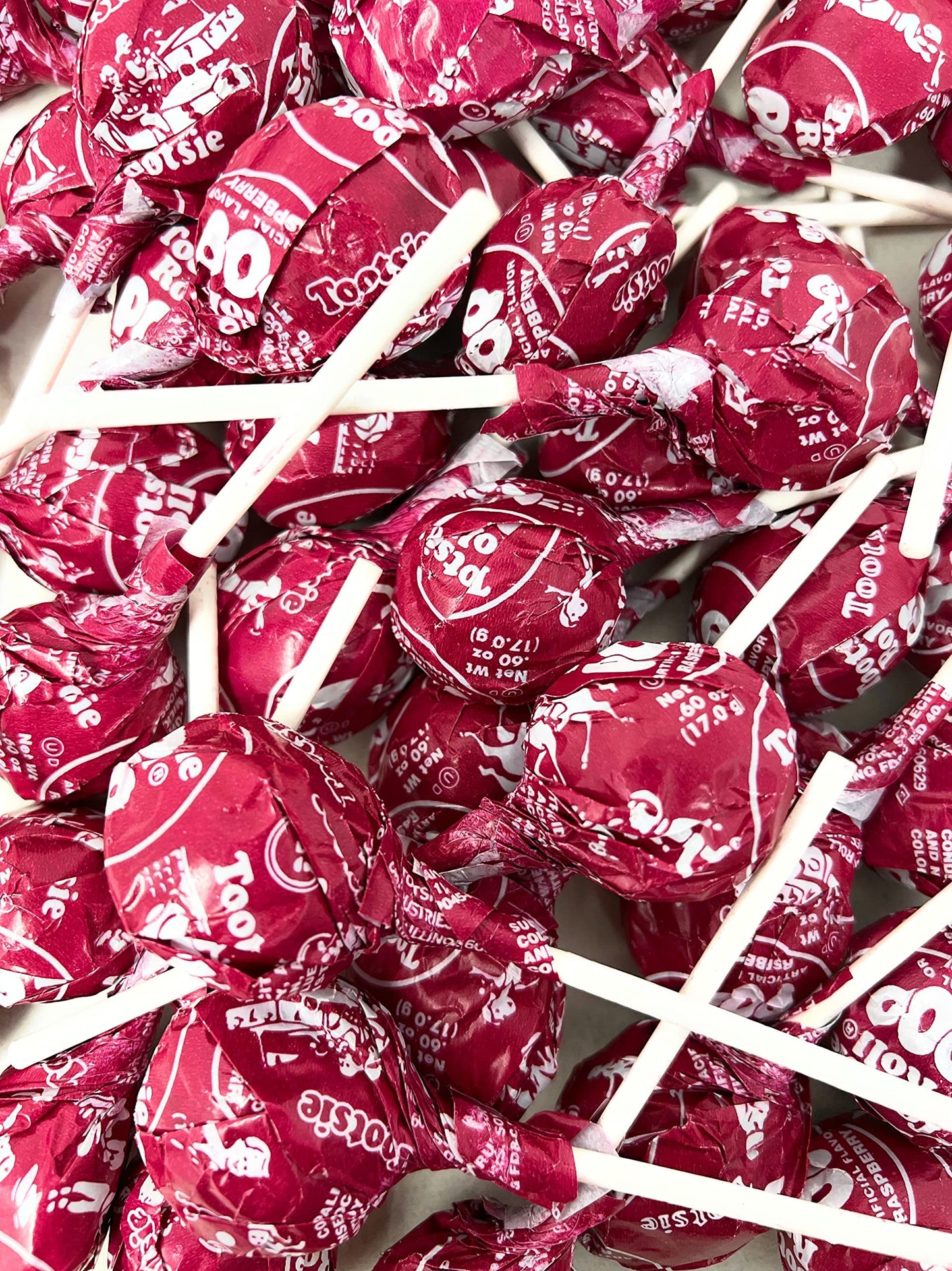 Halloween Red Raspberry Tootsie Pops Bulk Candy 50+ Count Lollipops Suckers Variety Value Pack Aprox. 2.25 lbs (36 Oz)