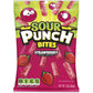 Sour Punch Bites, Sweet Strawberry Fruit Flavor,Soft & Chewy Candy, 5 Ounce Bag, Pack of 12