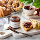 Gourmanity Set of 3 Jam Gift Set, Jellies and Preserves Assortment - Victoria Plum Jam, Purple Fig Jam and Mango and Passion Fru