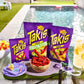 Takis Fuego Rolled Tortilla Chips, Hot Chili Pepper & Lime, 3.25 oz, Pack of 6