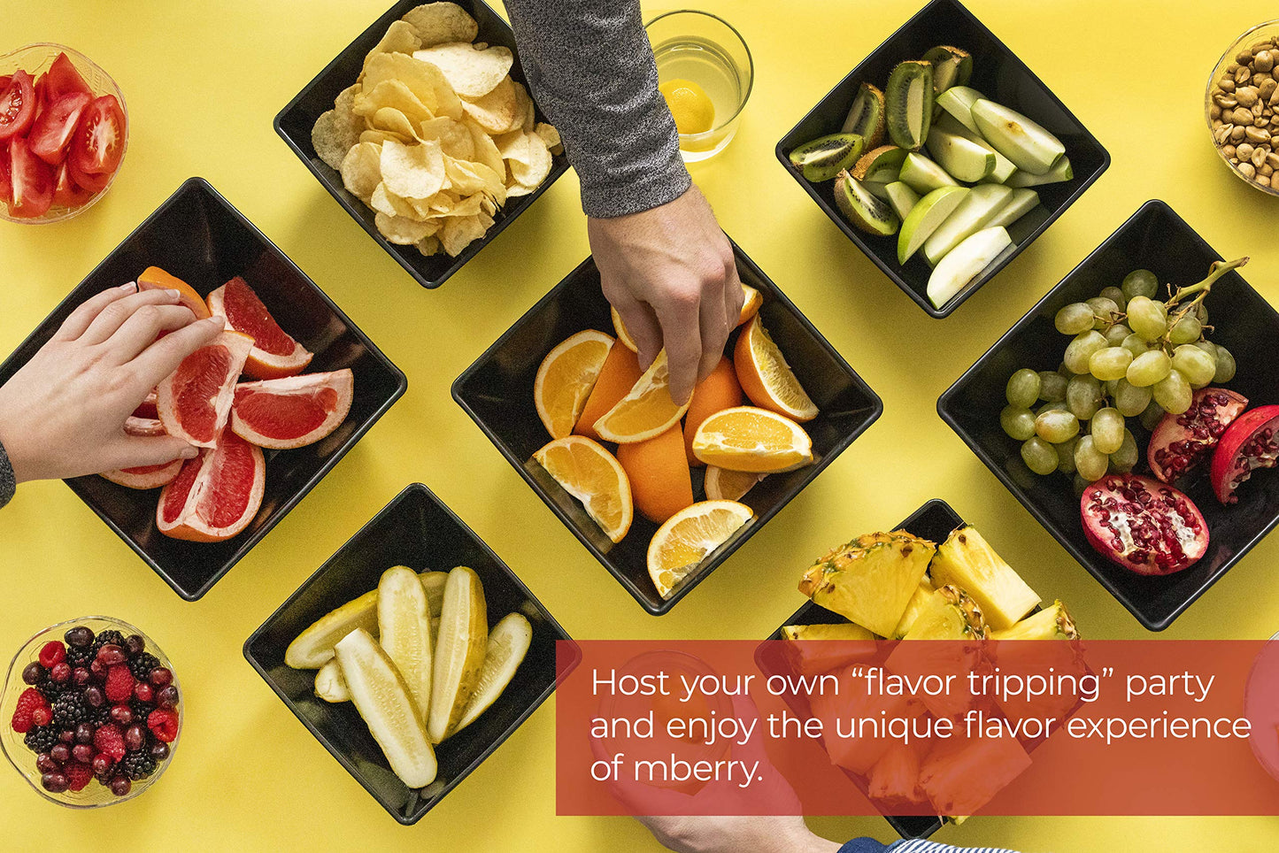mberry   Fruit compact pieces - 10 Count (Pack of 2) - Natural Flavor Enhancer