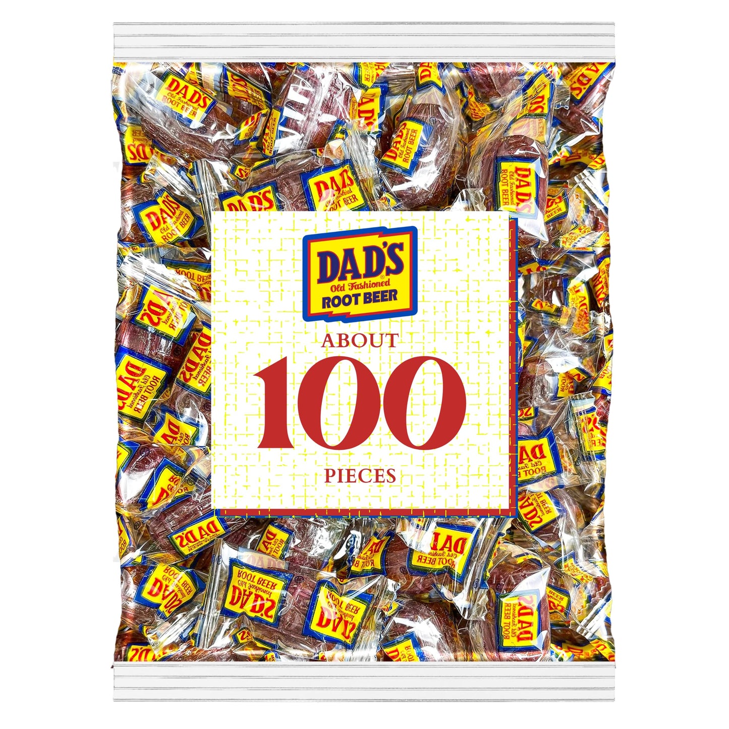 KIDU Root Beer Barrels Hard Candy - Old Fashioned Candy - 2 Pound Bulk - Individually Wrapped - Brown