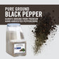McCormick Culinary Pure Ground Black Pepper, 5 lb Container, Ideal for Chefs and Shaker Refills