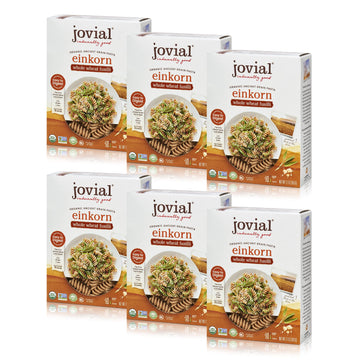 Jovial Einkorn 100% Organic Whole Wheat Fusilli - Einkorn Pasta, High Protein, Non-GMO, USDA Certified Organic, Lower Carb, Deli