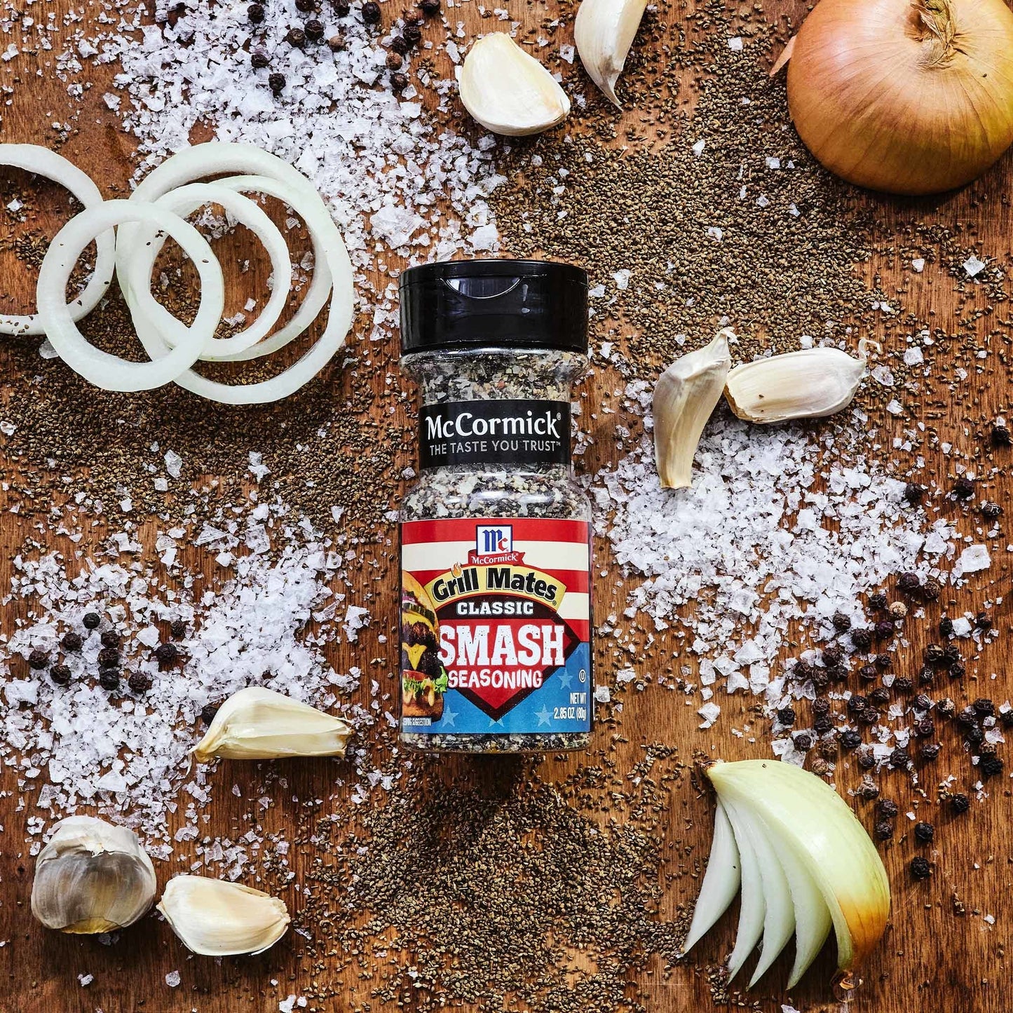 McCormick Grill Mates Classic Smash Seasoning, 2.85 oz (Pack of 2)