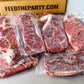 Feed The Party New York Strip Steaks - 20 Count (8 oz.) Pack