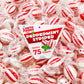 Peppermint Drops Hard Candy | 1 Pound Bag - Approx. 75 Count | Individually Wrapped