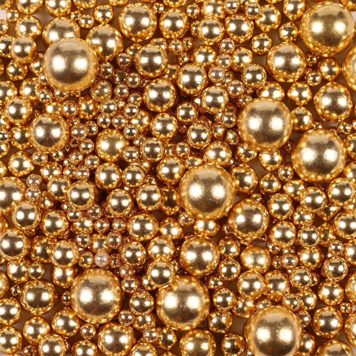 Pearl Sprinkles, Gold Pearls For Cake Decorating, Cake Pearls, Metallic Pearl Sprinkles Mix For Cake, Cupcakes, Macaron, Ice Cre