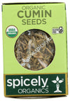 Spicely Organic Cumin Seeds Whole 0.50 Ounce Ecobox Certified Gluten Free