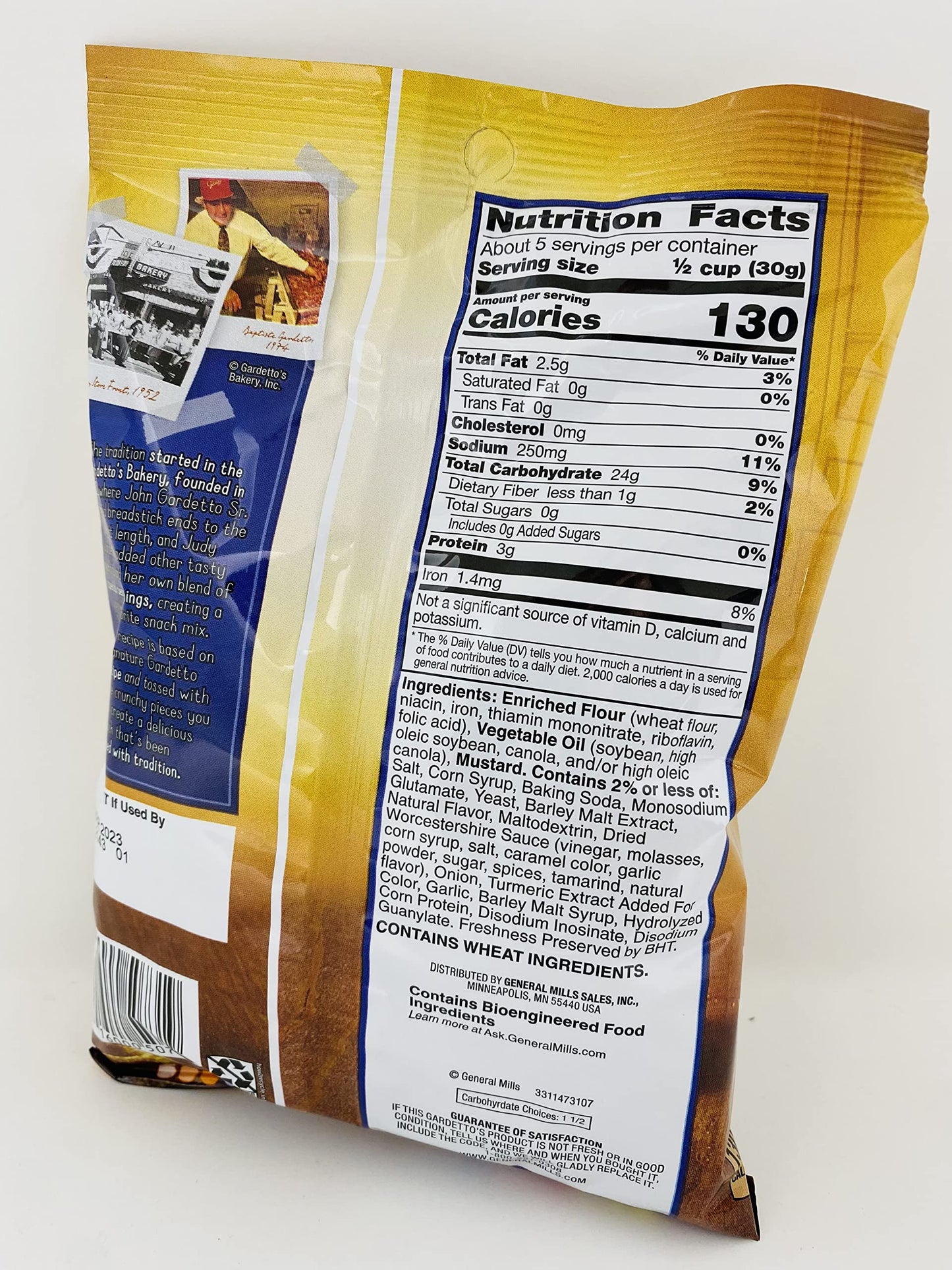 Deli Style Mustard Pretzel Mix Compatible With Gardettos 2-5.5oz