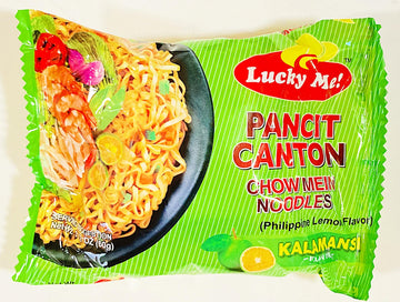 Noodle,Pancit Canton Chow Mein Noodles,Philippine Lemon Flavor, 2.12 Oz, 10 Packs