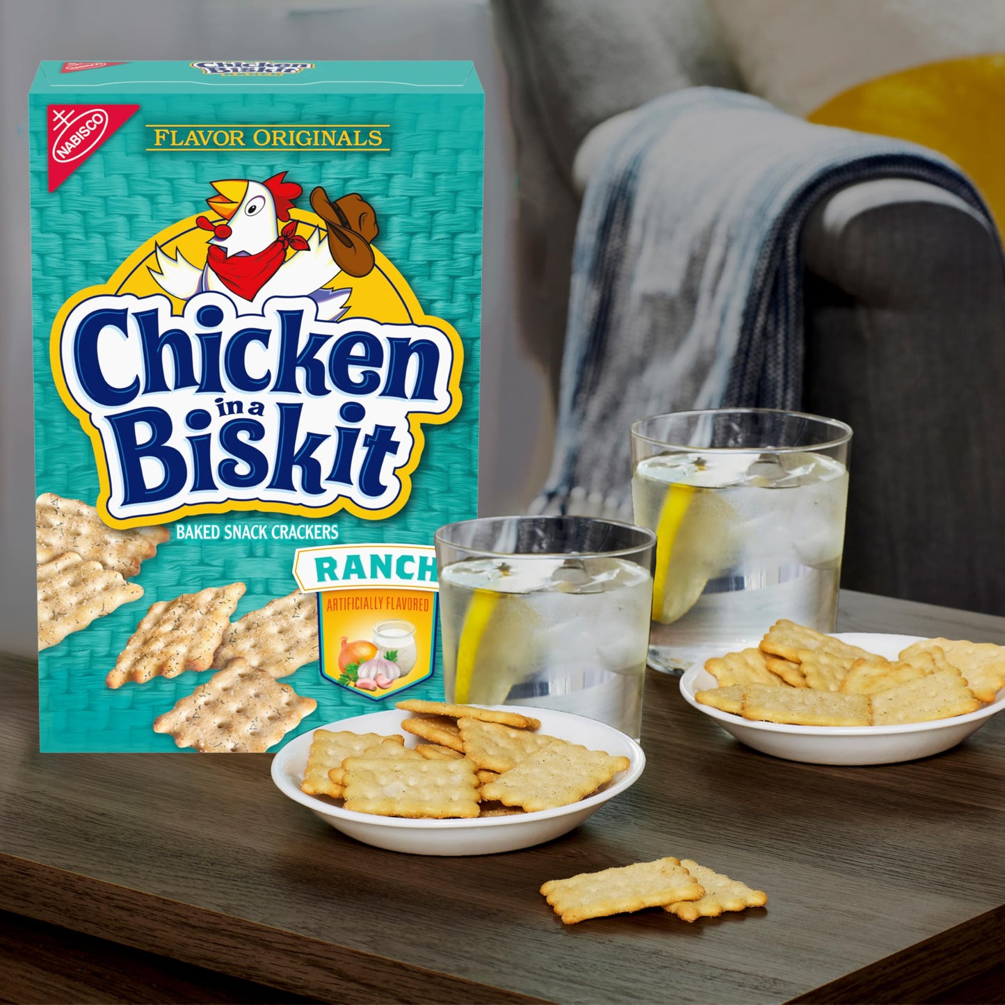 NABISCO Chicken in a Biskit Ranch Baked Snack  ers, 45 oz Pack