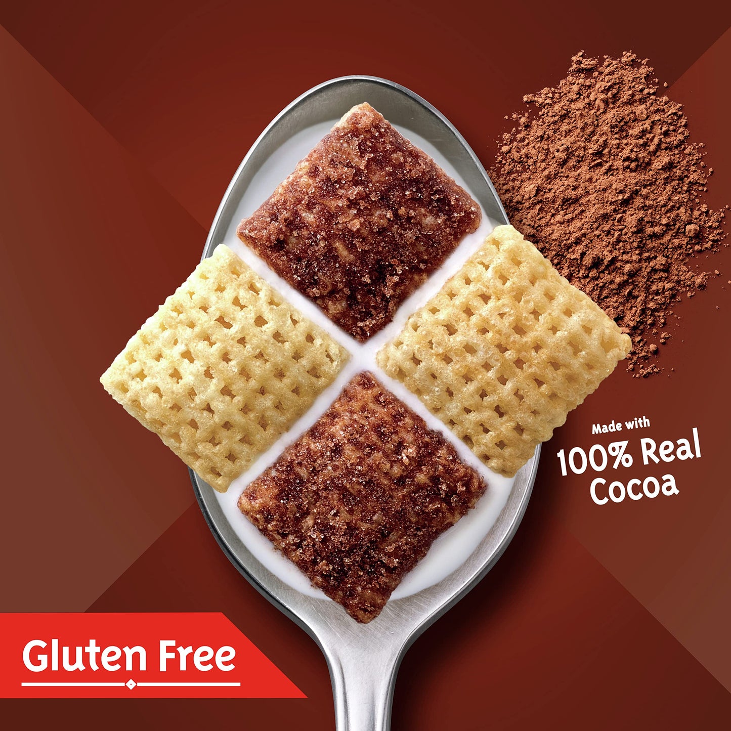 Chex General Mills Cereals Gluten Free Cereal, Chocolate, 12.8 Ounce (Pack Of 3)
