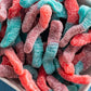 Trolli Sour Brite Crawlers Candy, Very Berry Flavored Sour Gummy Worms, 7.2 Ounce (Pack of 4)