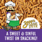Zapps Pretzel Stix Variety Pack, 16 Oz., 4 Count