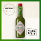 Tabasco Brand Green Jalapeno Pepper Sauce, Mild Hot Sauce, Mini Glass Bottles, Balanced Flavor, Crisp & Zesty Jalapeno Sauce, Gr