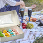 12 Pcs Window Cupcake Boxes [Made In Usa] White Bakery Cupcake Boxes With Inserts- 14'' X 10'' X 4'' Fits 12 Standard Size Cupca
