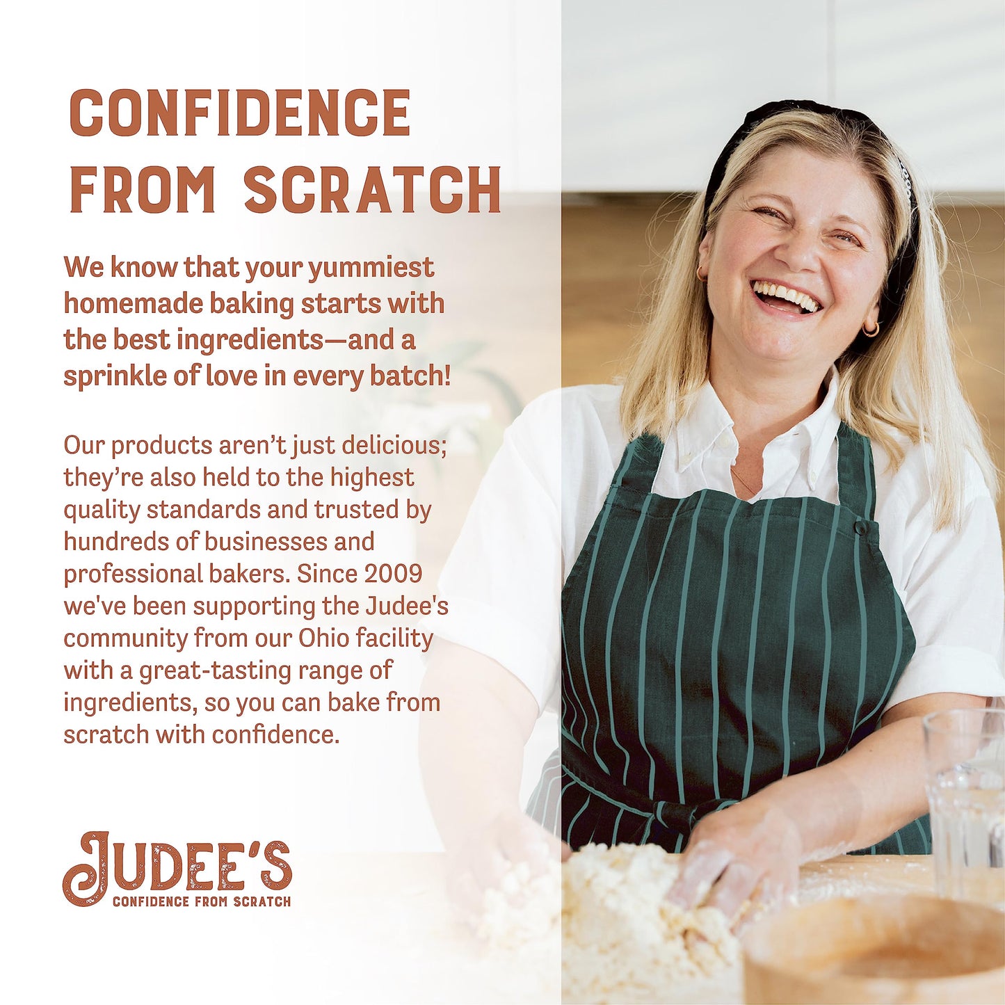 Judees Gluten Free Dried Egg White Protein Powder - Complete Nutrition & Egg Protein - Gluten Free Baking & Meringue Powder - Lightweight & Long-Term Storage - 2 lb