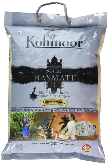 Kohinoor Silver Range Basmati Rice (10 Lbs)