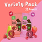 Bear Yoyo Fruit Rolls Variety Pack, Apple-Pear Strawberry, Apple-Pear Raspberry, No Added Sugar, Vegan Friendly, Kosher, Gluten