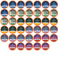 Constellation Tea Assorted Variety Pack Sampler Tea Pods, 40 Count, Compatible with K Cup Brewers