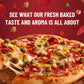 Digiorno Frozen Pizza, Supreme Pizza Hand-Tossed Style Crust, 18.9Oz (Frozen) 18.9 oz