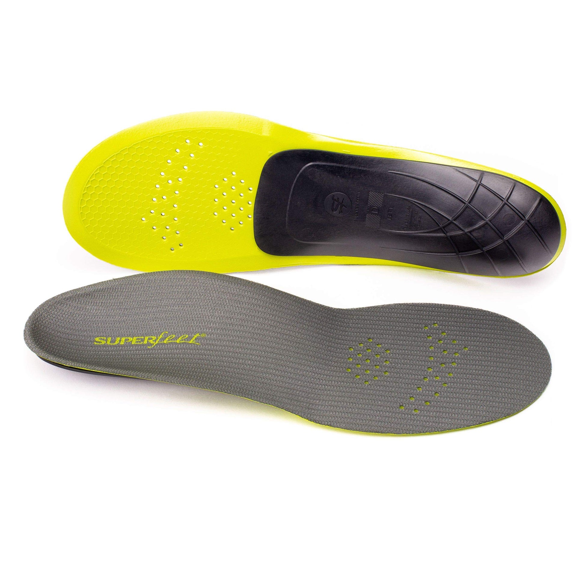 Superfeet Carbon - Carbon Fiber  Foam Insoles For Tight Athletic Shoes - 55-7 Men 65-8 Women