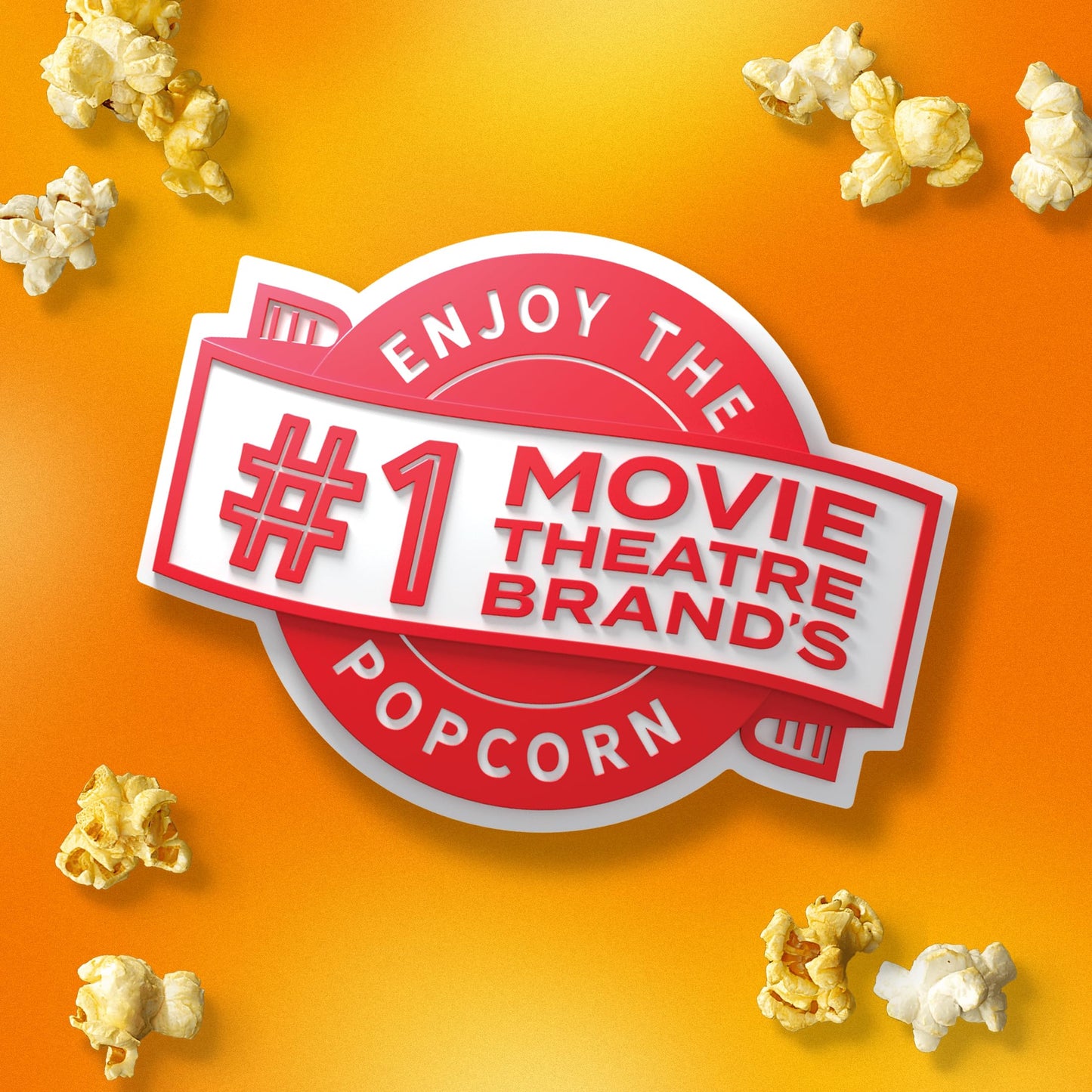 AMC Theatres Microwave Popcorn, Extra Butter, 2.75 oz (6 Boxes, 36 Count)