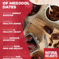 Natural Delights Medjool Dates – Large & Plump, Whole Non-Gmo Verified, Good Source Of Fiber, Naturally Sweet Fruit Snack, Perfect For On-The-Go - Medjool Dates Whole, 12 Oz Container